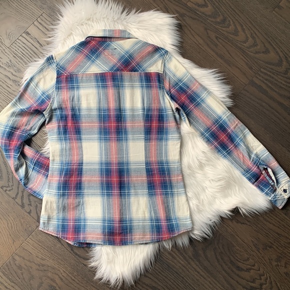 Ci Sono by Cavalini 100% Cotton Button Down Plaid Collection - Picture 7 of 7